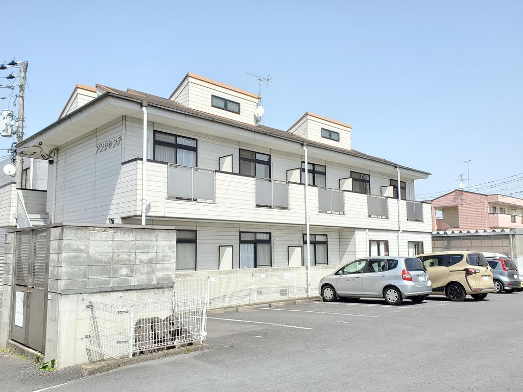 建物外観　水戸赤十字病院近くの単身者用アパート☆