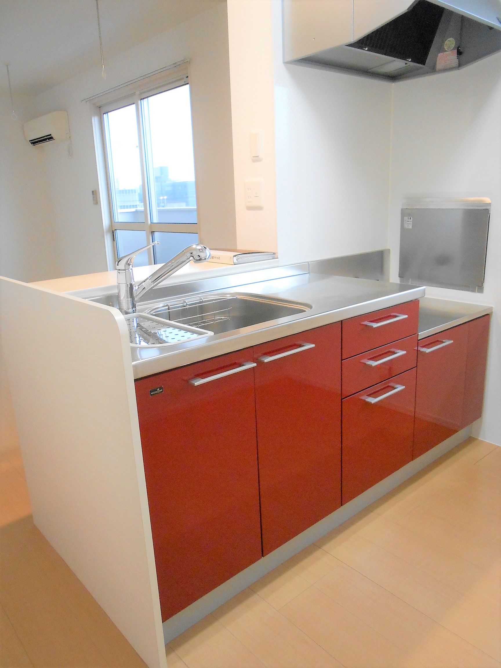 キッチン　カウンタータイプのキッチンです！ガスコンロ対応。