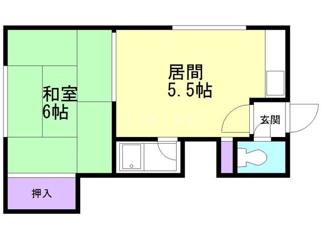 柴田マンションの間取り