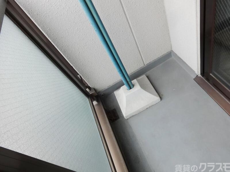 バルコニー　バルコニーはこんな感じです。