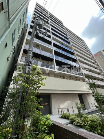 建物外観　【ルフォンプログレ天満橋】落ち着いた雰囲気の外観です