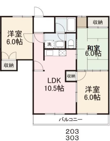 池田ハイツの間取り