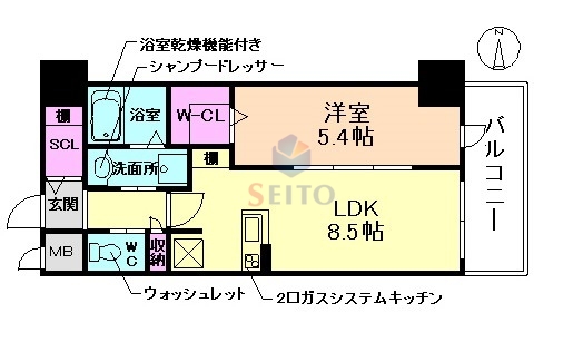 エールグラン豊中本町の間取り