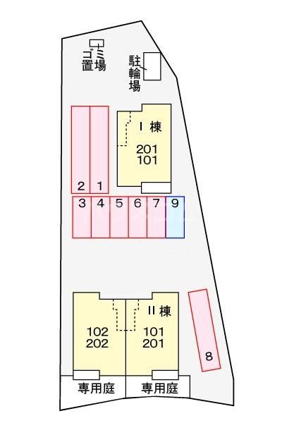 【丸亀市綾歌町富熊のアパートのその他共有部分】