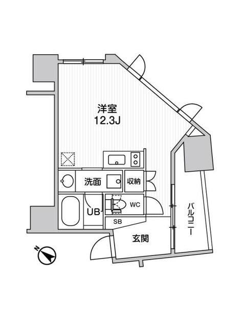 豊島区巣鴨のマンションの間取り