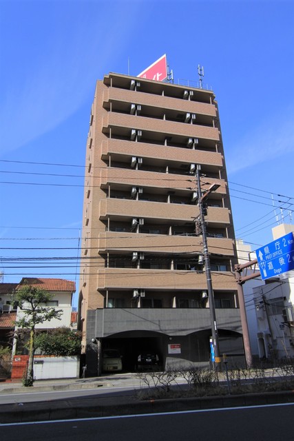 松山市勝山町のマンションの建物外観