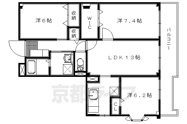 グラン・リーオ・セルカ西町の間取り