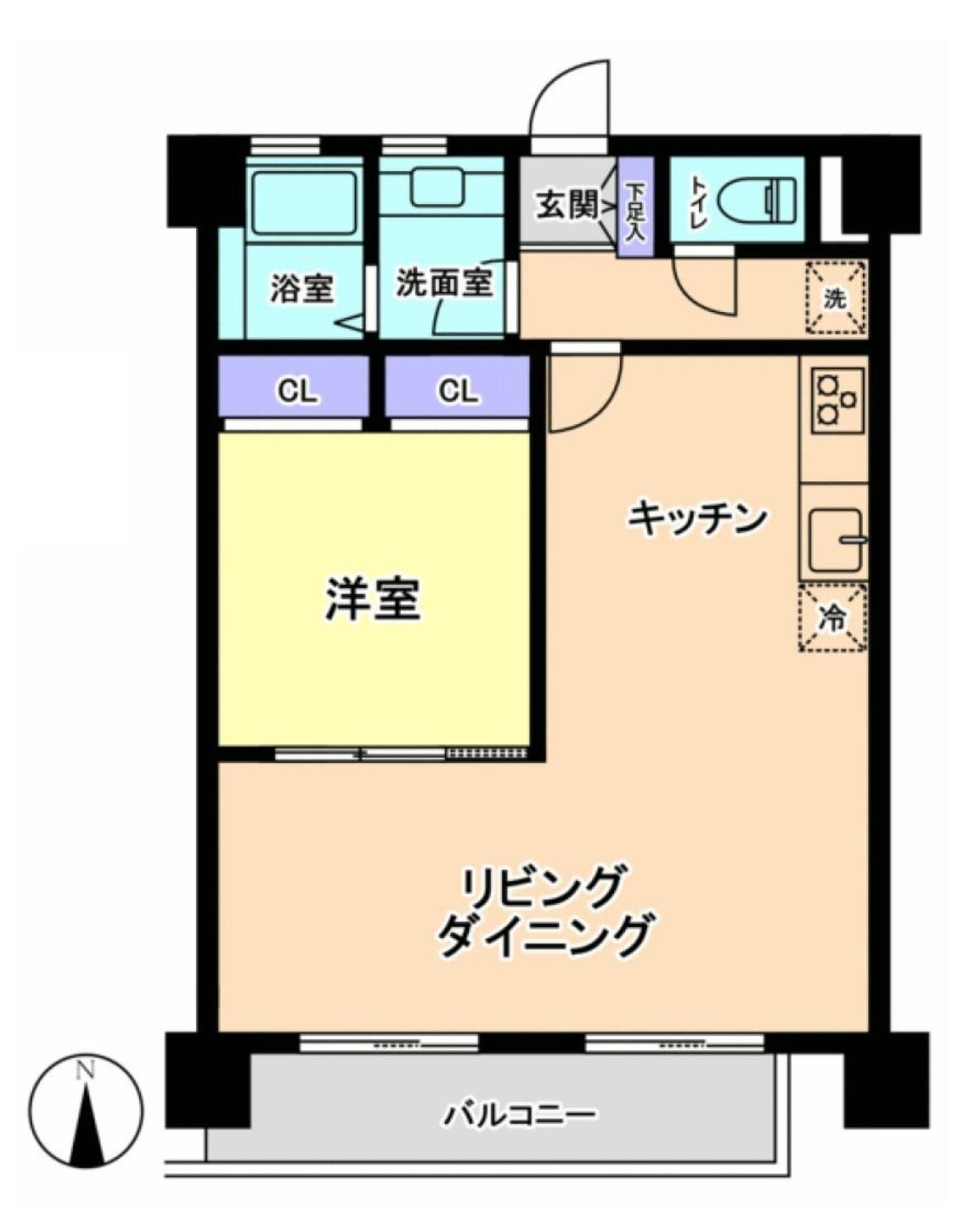 横浜市青葉区美しが丘のマンションの間取り