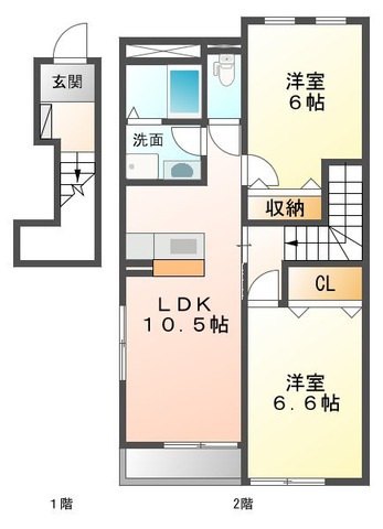 アンソレイエの間取り