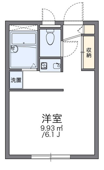 廿日市市上平良のアパートの間取り