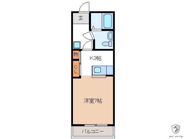 可児郡御嵩町御嵩のアパートの間取り