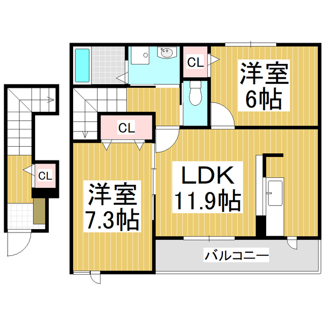 リーブ・レジダンスの間取り