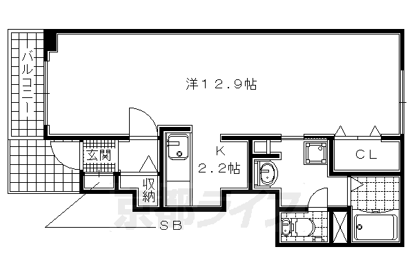 ベル　ソレイユの間取り