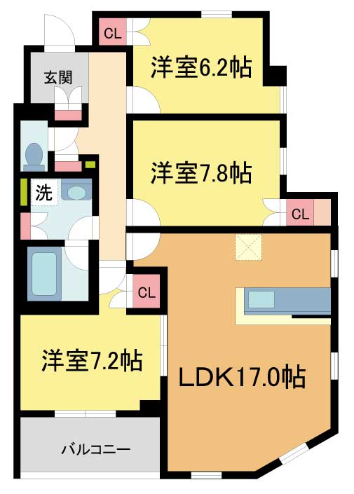 ミレーネ芦屋東山の間取り