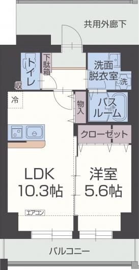 シェリーグランデの間取り