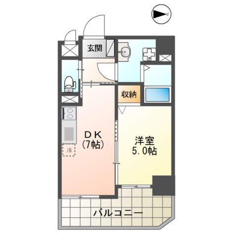 ラトゥール若葉の間取り