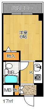 エクセレント忍ヶ丘の間取り