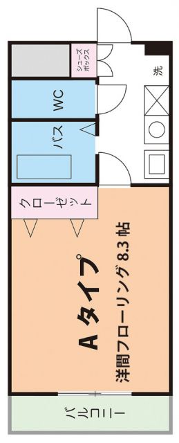 八王子市明神町のマンションの間取り