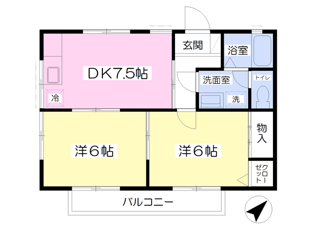 グランエールの間取り