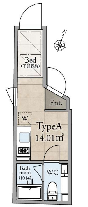 ラフォルテ笹塚の間取り