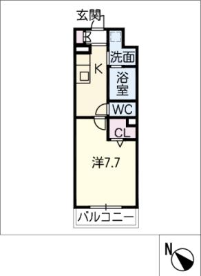 エスポワール白須賀の間取り