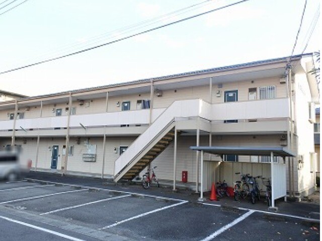 【伊勢崎市太田町のアパートの建物外観】