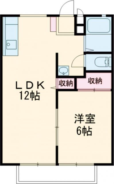 菊地ハイツＥの間取り