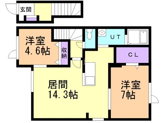 さつきハイムの間取り