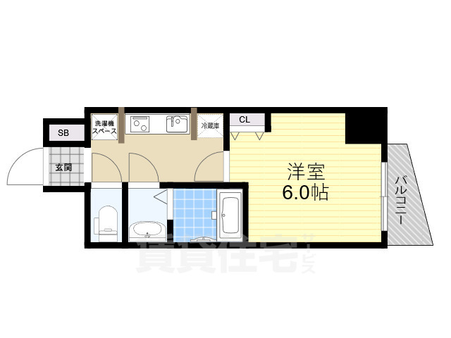 S-RESIDENCE堺筋本町Unoの間取り