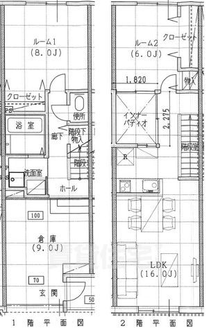 ポートフォリオ姪浜の間取り