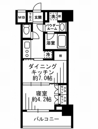 レジディア池尻大橋の間取り写真