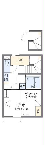 レオパレスパッションの間取り