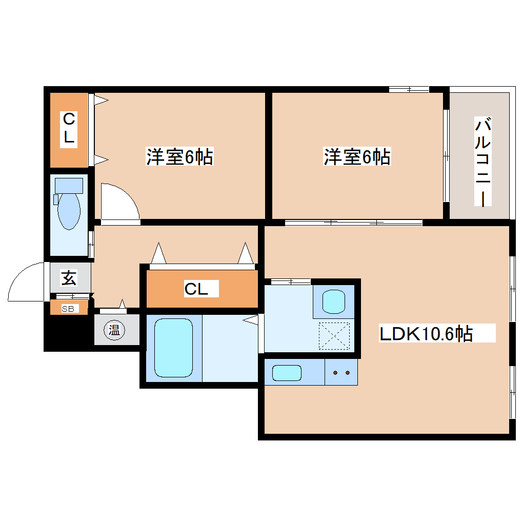 セレブリゾート旭ヶ丘の間取り