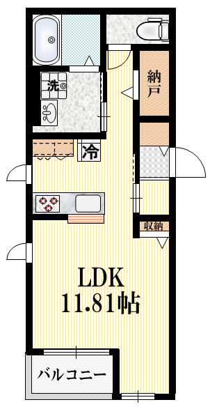 ローゼハイムの間取り