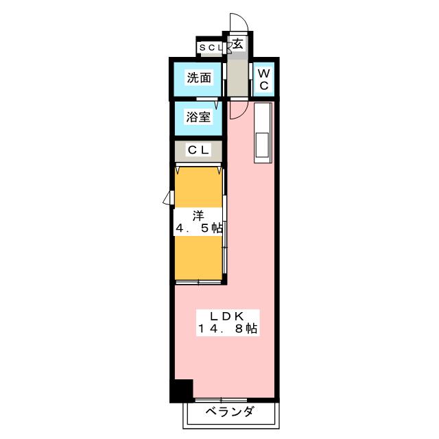 Ａｌｂａ　Ｇｒａｎｄｅ名護屋の間取り