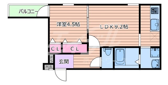 フジパレス井高野駅西I番館の間取り