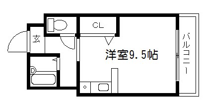 【カーサセブンの間取り】