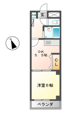 クイーンシンフォニー今池の間取り