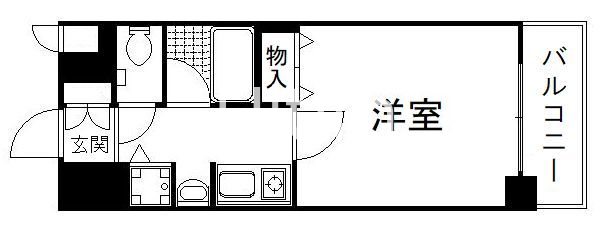 ベラジオ五条烏丸の間取り