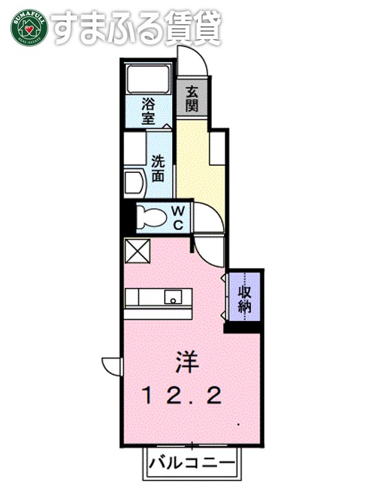 サンライズ芳川IIの間取り