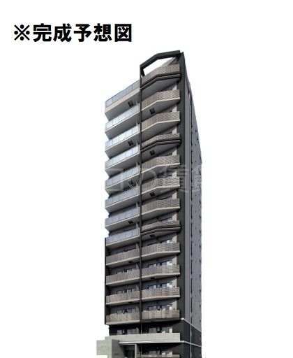 【品川区東大井のマンションの建物外観】