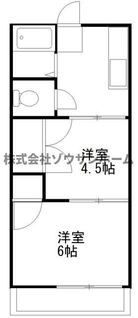 コスモスハイツの間取り