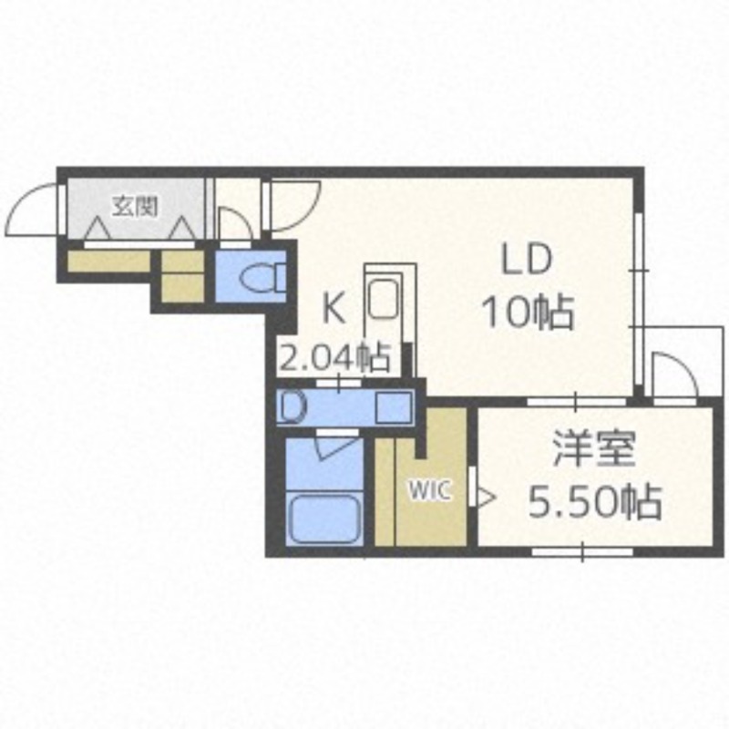 ＨＧＳノース２３の間取り