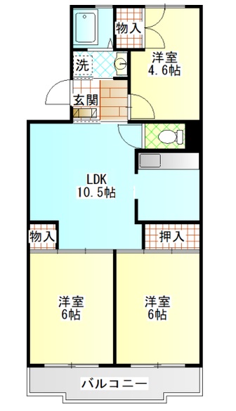 ＭＹフラッツの間取り