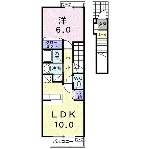 【アルカディア山越の間取り】