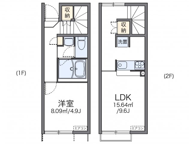 東大和市高木のアパートの間取り