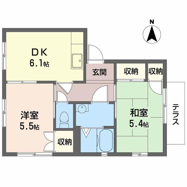 ヴィレッジ藤原台北町Ａの間取り