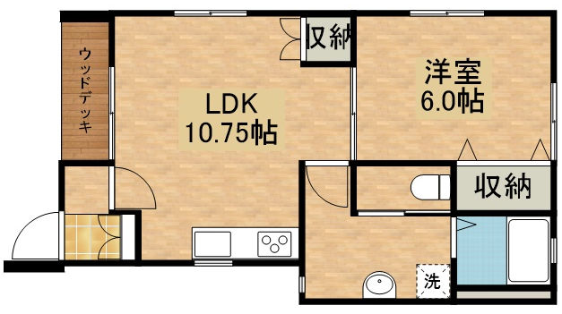 インターパークメゾンの間取り