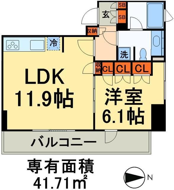 ステイシス町屋の間取り