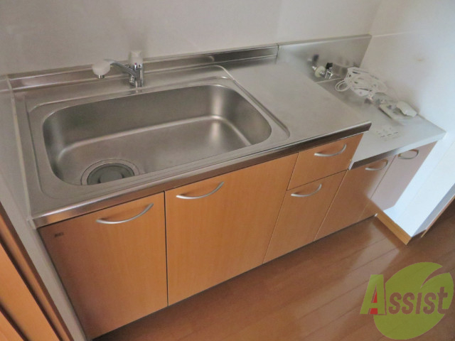 キッチン　こちらがキッチンです。料理作るのが楽しみです。